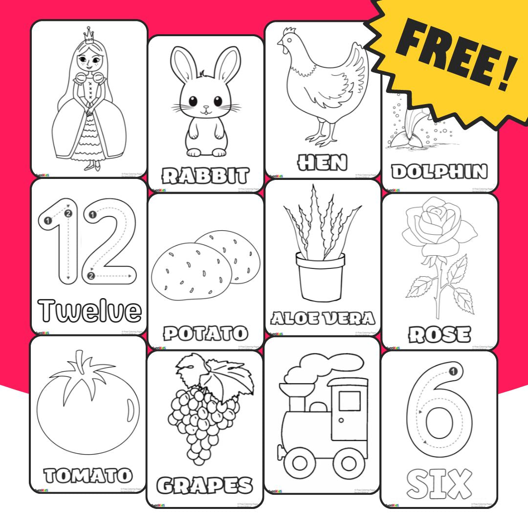 500+ Coloring & Activity Pages PDF Bundle